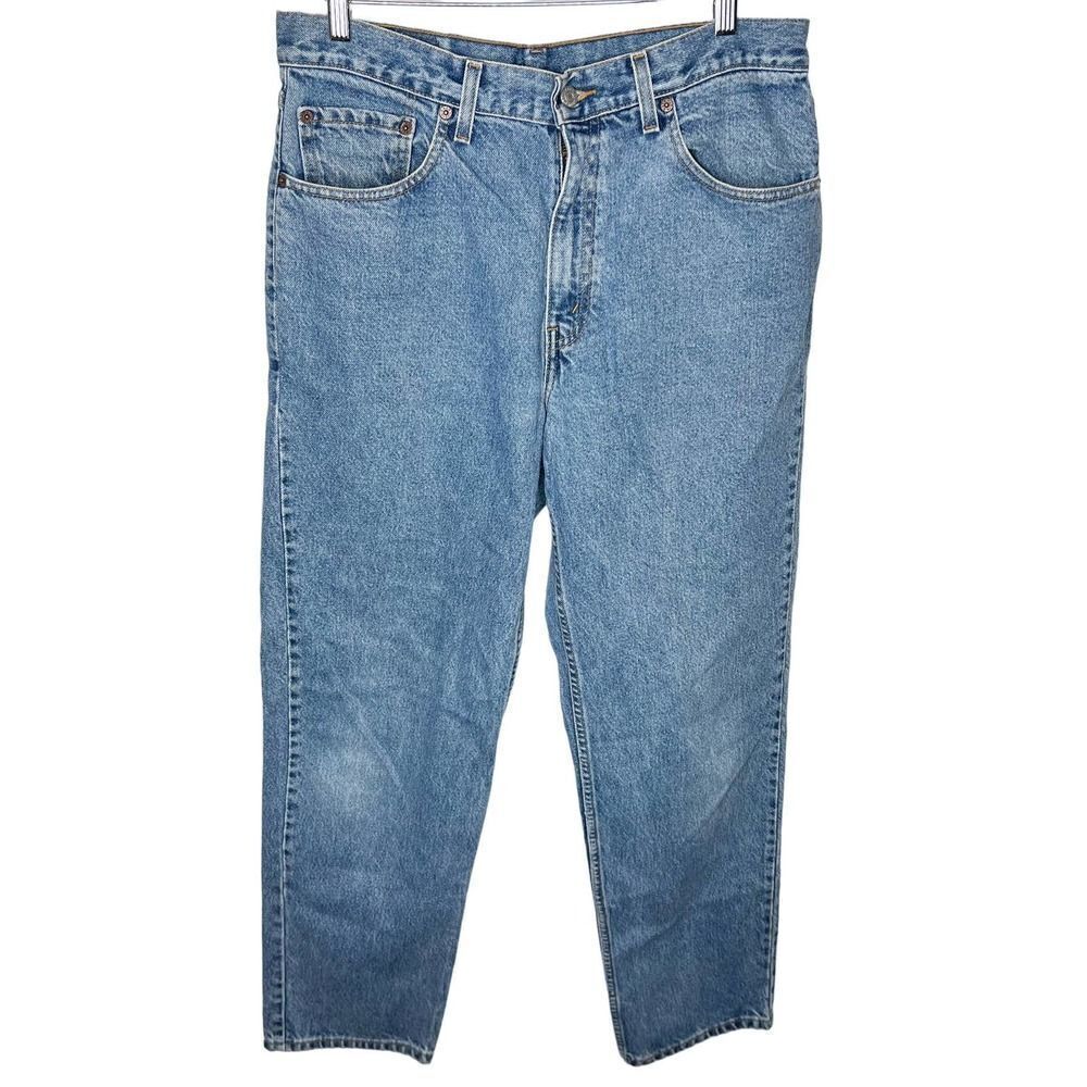Levi's Men's Light Wash Straight Leg Denim Jeans Size 34x32 - Picture 1 of 5